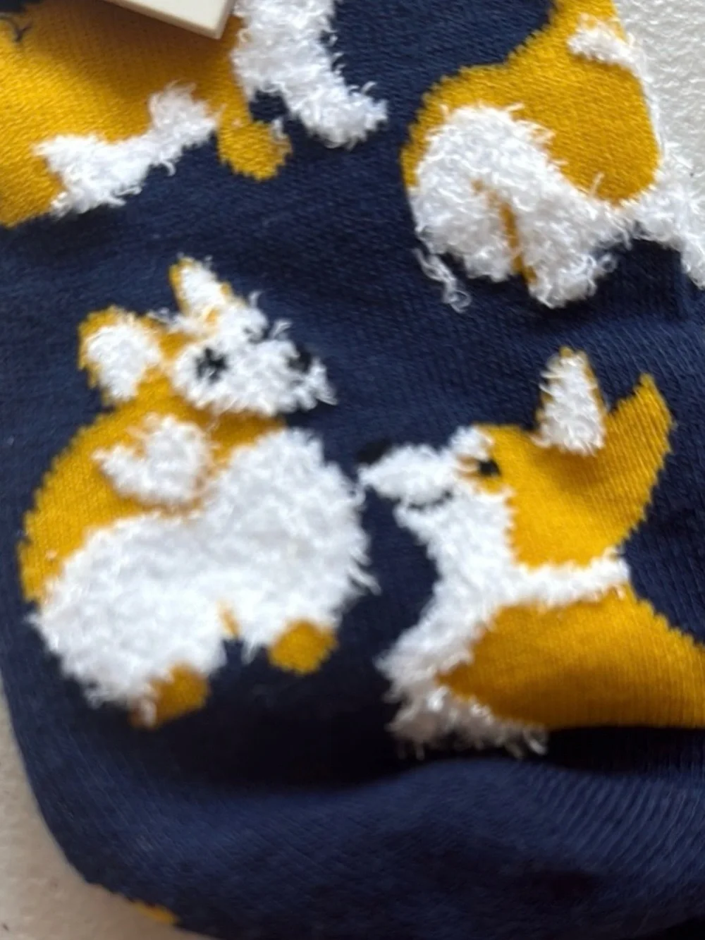 HUE Women's Corgi Pattern Ankle Socks & Scotty Dog Jeans Socks - lot of 2 pair